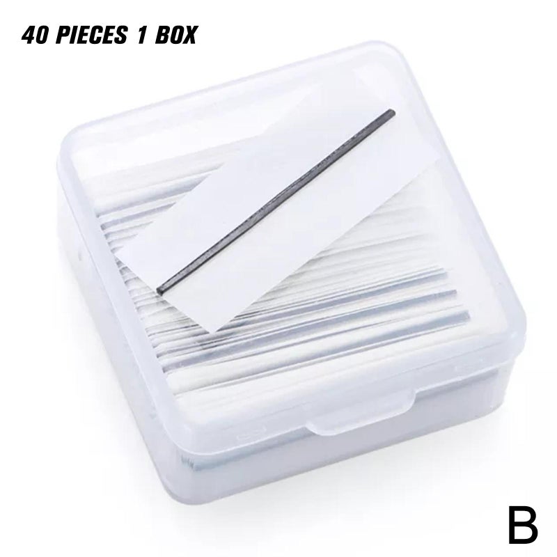 40/50 Pieces/Box Reusable Self-Adhesive Eyelash Glue Strip False Eyelashes